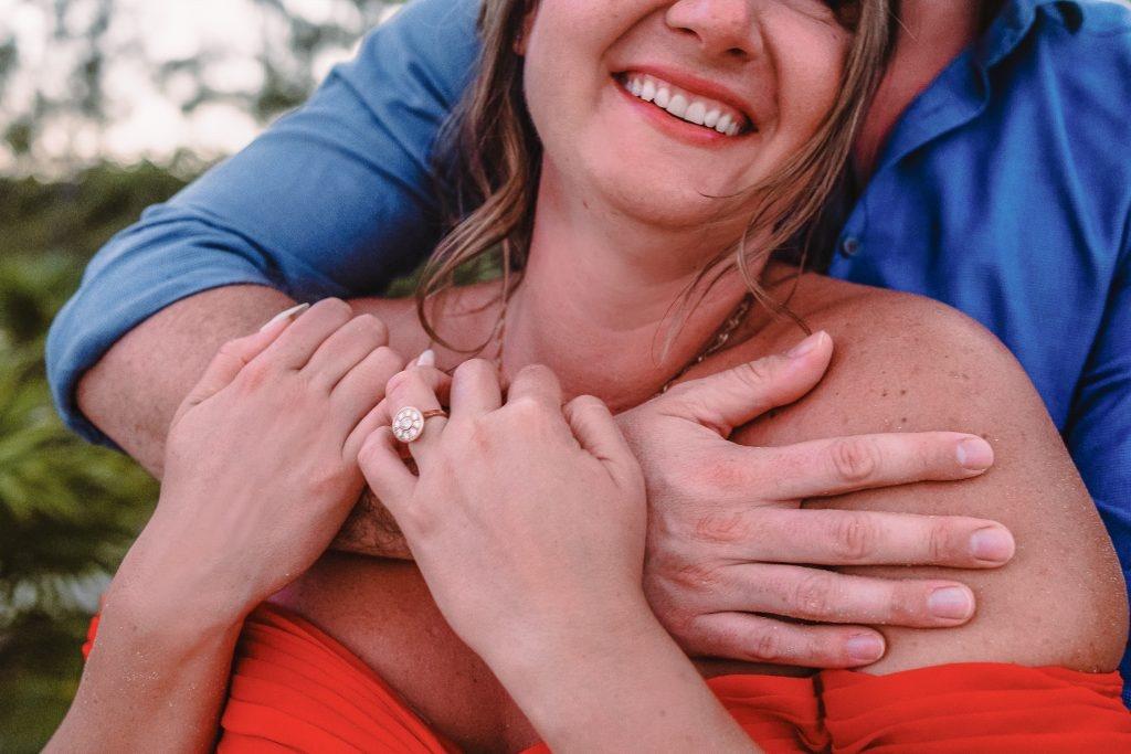 A Romantic Sunset Beach Engagement At Dreams Cancun Mexico | Ksenia & Spencer